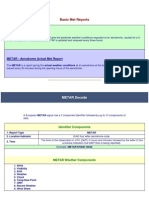 Basic Metar Reports