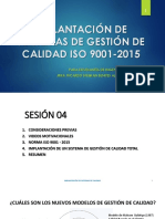 Sesion IX Implantación ISO 9001 - 2015 2021-2 (UCV)