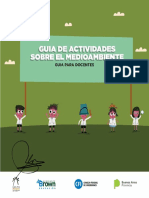 Guía de Actividades Sobre El Medioambiente - Docentes