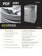 Ecomax Front Loading Dishwashers