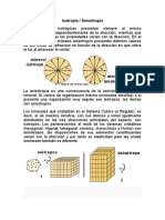 Isotropía y Anisotropía