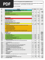 Listado de Partidas para Estadio Municipal