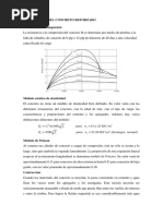 Propiedades Del Concreto Reforzado y Anlisis de Cargas