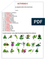 Actividad 8: 1. Complete The Sentences Using The Verbs in The Correct Form