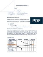 Informe de Victoria de La Cruz