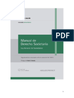 Manual de Derecho Societario