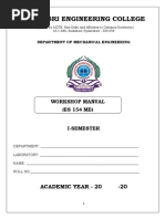 Workshop Manual 2018-19