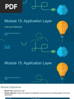 Module 15: Application Layer: Instructor Materials