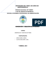 Concepción y Creación de Un Negocio