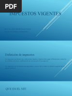 Tema 4 Impuestos Vigentes