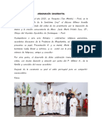 Cronica Ordenación Sacerdotal