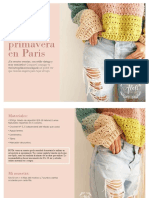 Patrón SweaterPrimavera en Paris