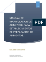 Manual Manipulacion de Alimentos