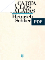 SCHLIER Heinrich Carta A Los Galatas