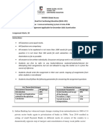 Instructions:: 1. Indian Banking Has Witnessed Major Changes Starting From Nationalization in 1969 of 14