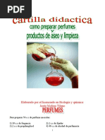 Cartilla Perfumes