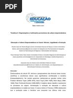 CIEECI - Art.CIEECI - Educação e Cultura Empreendedora No Ceará Gênese, Legalidade e Evolução