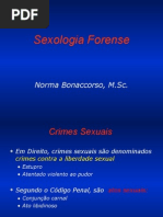 Questões Sobre Sexologia Forense