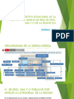 Diagnóstico Situacional de La Gestión Y El Manejo de Rrss de Eess, Sma Y Ci de La Region Ica