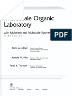 Microscale Organic Laboratory With Multistep and Multiscale Syntheses Dana W Mayo