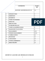 SR NO NO: Review of Anatomy and Physiology of Blood