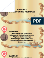 Aralin 2 Lokasyon at Teritoryo NG Pilipinas