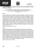 As Potencialidades Da Animação O REI LEÃO Como Recurso Didático No Ensino