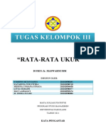 Tugas Statistik Kelompok 3 Rata-Rata Ukur