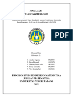 Makalah Kelompok 2 Asesmen Pembelajaran Matematika - Taksonomi Bloom