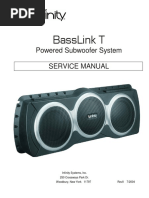 Basslink T: Powered Subwoofer System Service Manual