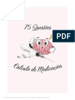 75 Questoes de Calculo de Medicacoes