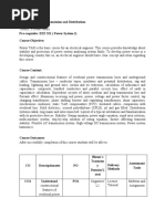 EEE 435: Power Transmission and Distribution