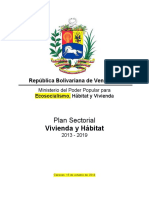 2 - 141014 - Plan Sectorial - Minvih - V5