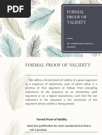 FORMAL PROOF OF VALIDITY - Second Part