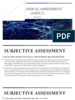 Neurological Assessment (Adult) : Group 4