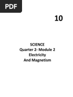 Science Quarter 2-Module 2 Electricity and Magnetism