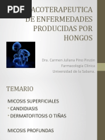 Farmacoterapeutica de Enfermedades Producidas Por Hongos