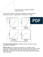 Rheology:: Non-Newtonian Systems: Plastic Flow