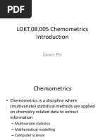 LOKT.08.005 Chemometrics: Geven Piir