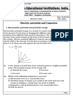 Electric Potential and Capacitance