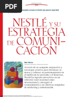 Nestle Estrategia de Comunicacion