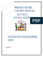 Actas de Edu Sexual 2020