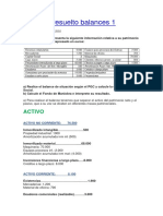 4º ESO Economía Balances-Ejercicios 1-Resueltos