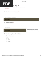 Prueba de Prefijos - Formularios de Google