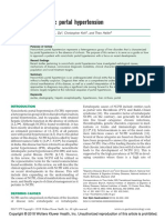 Noncirrhotic Portal Hypertension: Review