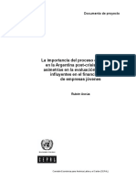 La Importancia Del Proceso Emprendedor en Argentina