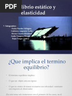 Equlibrio y Elasticidad