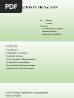 Automation in Urinalysis