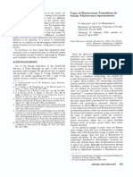 Types of Fluorescence Transitions in Atomic Fluorescence Spectrometry