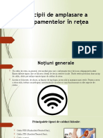 Principii de Amplasare A Echipamentelor În Rețea: Elaborat: Talpă Snejana